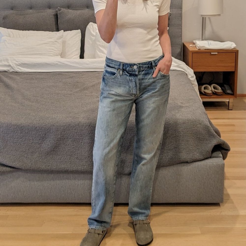 Frame Le Slouch Boyfriend Jeans Newell 24
